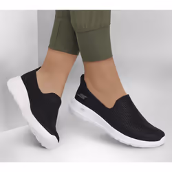 Skechers Go Walk Joy Chaussures bateau Femelle Noir, Blanc