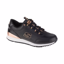 Basket Skechers Sunlite-Delightfully OG Noire - SKECHERS - Femme - Cuir - Lacets - Droit