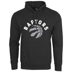 Sweat à capuche New Era avec logo de l'équipe Toronto Raptors