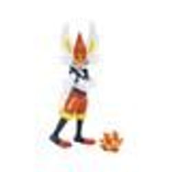 Figurine Pokemon Jouet 10-12 cm - BOTI - Pyrobut Cinderace - Licence Officielle Pokemon