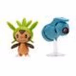 Figurines - JAZWARES - POKEMON BATTLE FIGURE CHESPIN ET BELDUM - Lot de 2 - Intérieur - Enfant