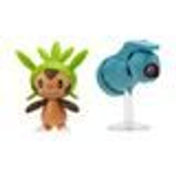 Figurines - JAZWARES - POKEMON BATTLE FIGURE CHESPIN ET BELDUM - Lot de 2 - Intérieur - Enfant