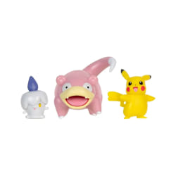 Jazwares Pokémon Pack 3 figurines Battle Pikachu,Ramoloss