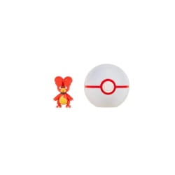 Pokémon Clip'n'Go - Magby & Poké Ball