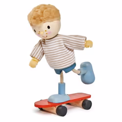 Tender Leaf Toys Edward and his Skateboard, 3 an(s), Multicolore, Bois