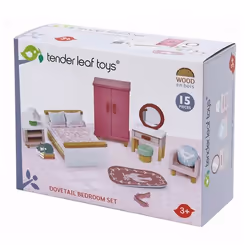 Tender Leaf Toys Dovetail Bedroom Set Salle de bain de poupée - Vue supplémentaire 4