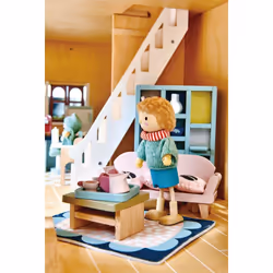 Tender Leaf Toys Dovetail Sitting Room Set Kit de meubles de poupée