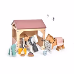 Tender Leaf Toys The Stables, 3 an(s), Multicolore, Bois