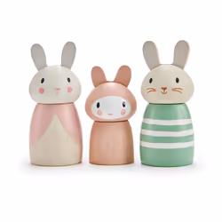 Tender Leaf Toys Bunny Tales, 3 an(s), Multicolore, Hévéa
