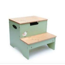 Tender Leaf Toys Forest Steps tabouret pour enfants Intérieure Bois Vert, Bois
