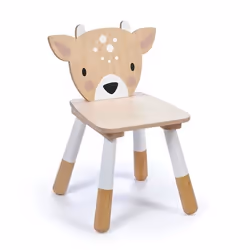 Tender Leaf Toys Forest Deer Chair, Chaise, Blanc, Bois, Contre-plaqué, 3 an(s), 32 cm, 30 cm