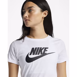 Nike BV6169-100, Tee-shirt, Adulte, Femelle, Blanc, Black, Monochromatique