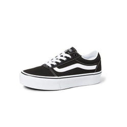Chaussures femme - VANS - Ward Plateforme - Noir - Lacets - Canvas