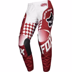 FOX 180 CZAR Pantalon de motocross, rouge, taille 34 pour Hommes