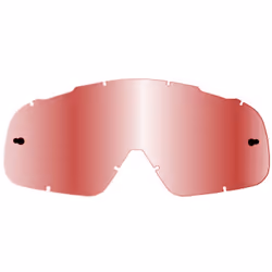FOX Airspace / Main MX20 Chrome Lexan Mirrored Lentille de remplacement, rouge pour Hommes