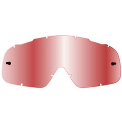 FOX Airspace / Main MX20 Chrome Lexan Mirrored Lentille de remplacement, rouge pour Hommes