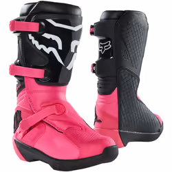 FOX Comp Bottes Motocross jeunesse, noir-rose, taille 42 pour Hommes