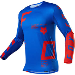 FOX Flexair RIGZ Maillot motocross, bleu, taille S pour Hommes