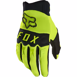 FOX Dirtpaw Gants de Motocross, noir-jaune, taille S pour Hommes