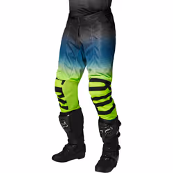FOX Airline Reepz Pantalon Motocross, noir-jaune, taille 28 pour Hommes