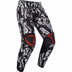 Fox 180 Peril Pantalon de motocross, noir-blanc, taille 34 pour Hommes