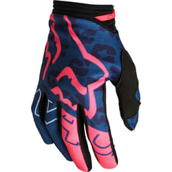 FOX 180 Skew Gants de motocross pour dames, bleu, taille L pour Femmes