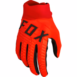 FOX 360 Gants motocross, noir-rouge, taille M pour Hommes