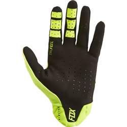 FOX Airline Gants de Motocross, noir-jaune, taille 2XL pour Hommes