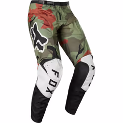 FOX 180 BNKR Pantalon de motocross, vert-multicolore, taille 30 pour Hommes