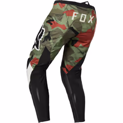 FOX 180 BNKR Pantalon de motocross, vert-multicolore, taille 30 pour Hommes