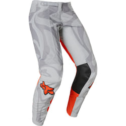 FOX Airline Exo Pantalon de motocross, gris-orange, taille 28 pour Hommes