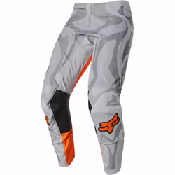FOX Airline Exo Pantalon de motocross, gris-orange, taille 28 pour Hommes