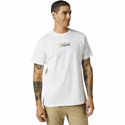 FOX Kawasaki Premium T-shirt, blanc, taille L pour Hommes
