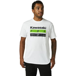 FOX Kawi Stripes SS Premium T-shirt, blanc, taille L pour Hommes