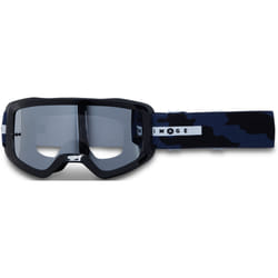 FOX Main Nuklr Mirrored Lunettes de motocross, noir pour Hommes
