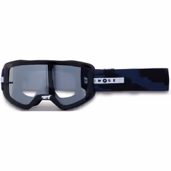 FOX Main Nuklr Mirrored Lunettes de motocross, noir pour Hommes