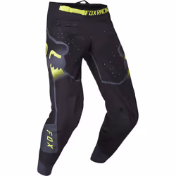 FOX 360 Vizen Pantalon de motocross, noir-jaune, taille 30 pour Hommes