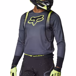 FOX 360 Vizen Maillot de motocross, noir-jaune, taille XL pour Hommes