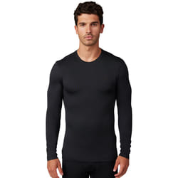 FOX Tecbase Fire Baselayer Chemise fonctionnelle, noir, taille L pour Hommes