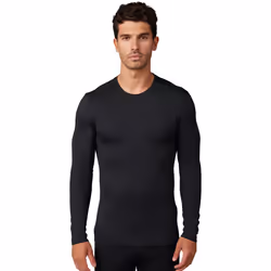 FOX Tecbase Fire Baselayer Chemise fonctionnelle, noir, taille XL pour Hommes