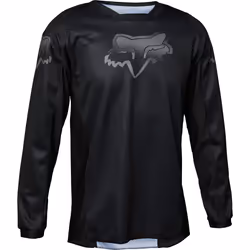 FOX 180 Blackout Maillot de motocross pour les jeunes, noir, taille S