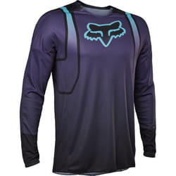 FOX 360 Vizen Maillot de motocross, noir-pourpre, taille L pour Hommes