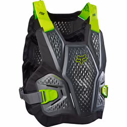 FOX Raceframe Impact Protecteur de coffre de Motocross, gris, taille L XL pour Hommes