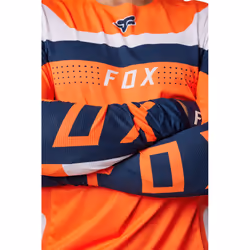 FOX Flexair Efekt Maillot de motocross, orange, taille S pour Hommes