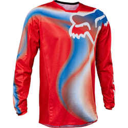 FOX 180 Toxsyk Maillot de motocross, rouge, taille L pour Hommes