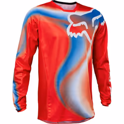 FOX 180 Toxsyk Maillot de motocross, rouge, taille L pour Hommes