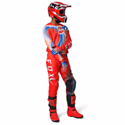 FOX 180 Toxsyk Maillot de motocross, rouge, taille 2XL pour Hommes - Vue supplémentaire 4
