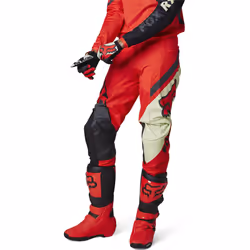 FOX 180 Xpozr Pantalon de motocross, noir-rouge, taille 26 pour Hommes