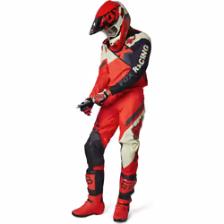 FOX 180 Xpozr Pantalon de motocross, noir-rouge, taille 28 pour Hommes - Vue supplémentaire 8