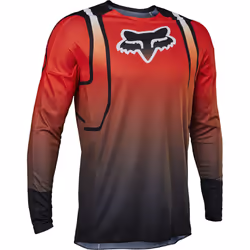 FOX 360 Vizen Maillot de motocross, noir-rouge, taille L pour Hommes